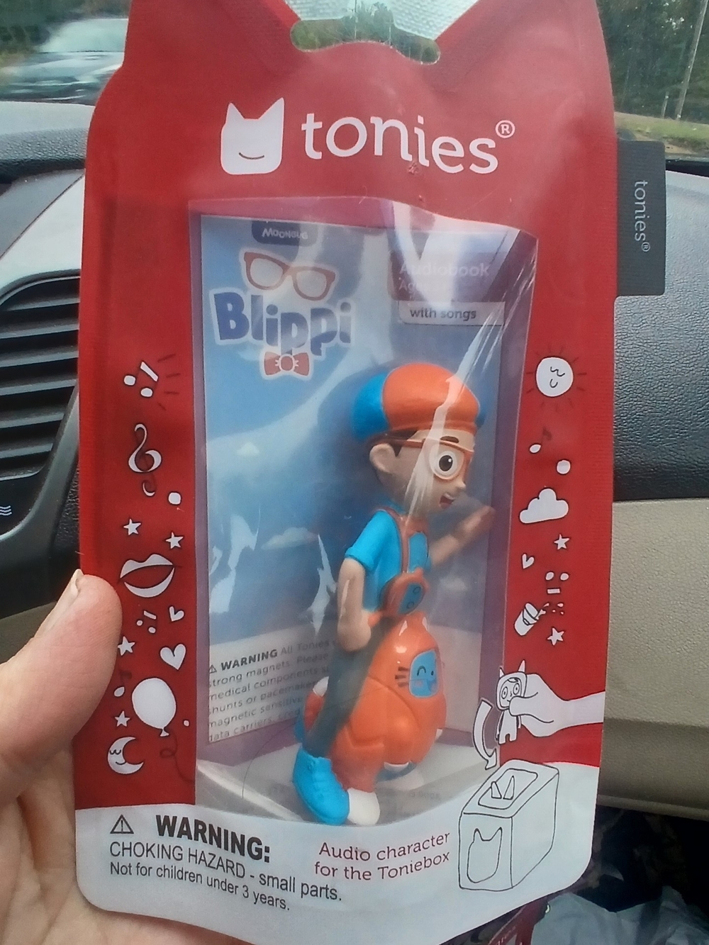 Tonies Blippi Audio Character Figure in Orange & Blue